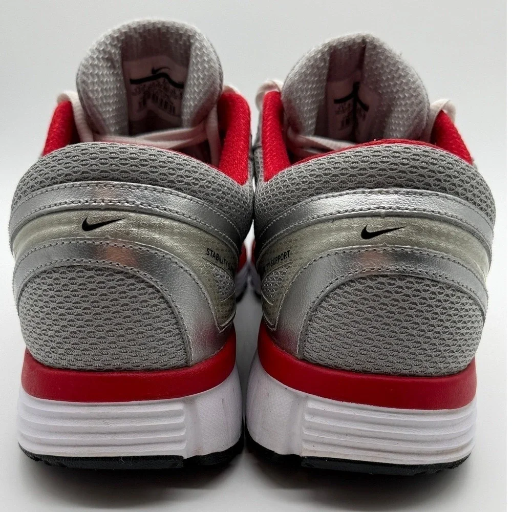 NIKE Dual Fusion‎ ST Men's Size 11 1/2 Stability Red Gray 0058 Gently Used 0058